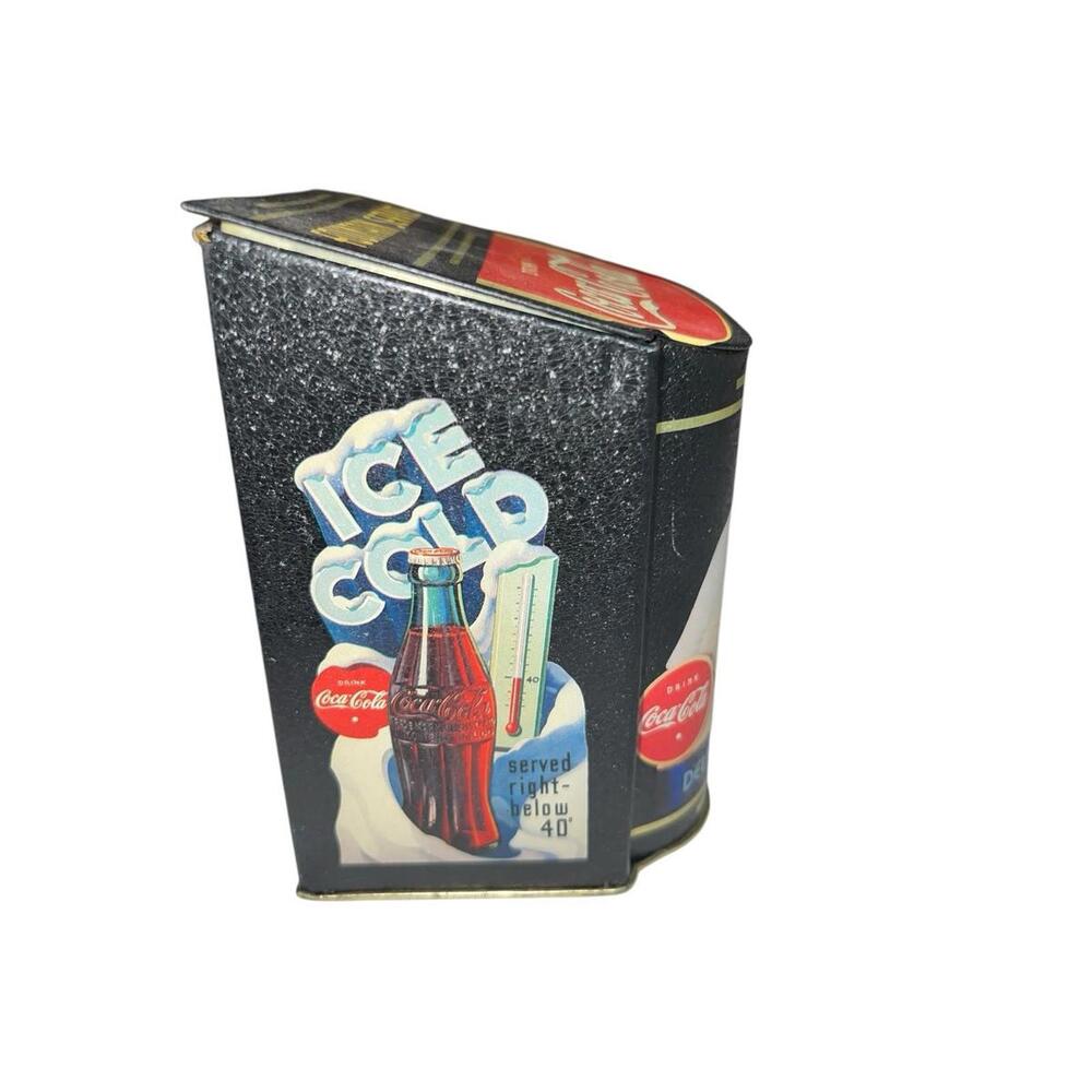 Vintage '90s Coca-Cola Collector Tin "Fountain Service" 5.5" x 4.25"‎ Multicolor - Picture 7 of 11